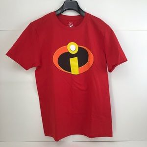 New Disney Pixar Incredibles 2 Graphic Logo Shirt